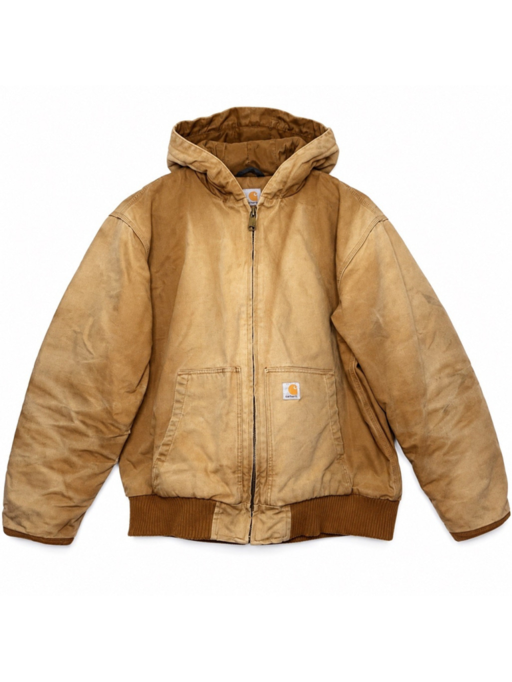 Carhartt 104050 Washed Duck Insulated Active Jacket Canvas Men’s XL Brown